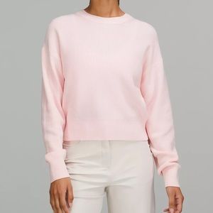 Lululemon light pink sweater